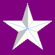 White star on purple