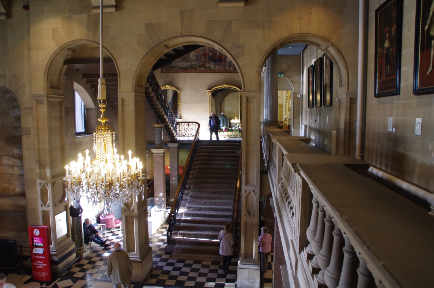 388779_Barnard_Castle_Bowes_Museum_entrance_hall_and_staircase