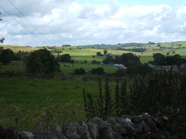 File:Campsite at Middle Hills Farm, Grangemill - geograph.org.uk - 1413796.jpg