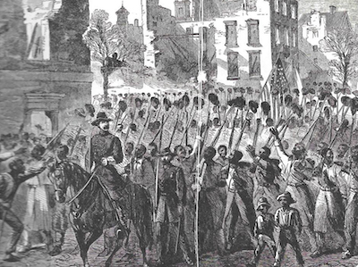 File:Colonel Charles Fox Leads the Massachusetts 55th Regiment into Charleston.jpg