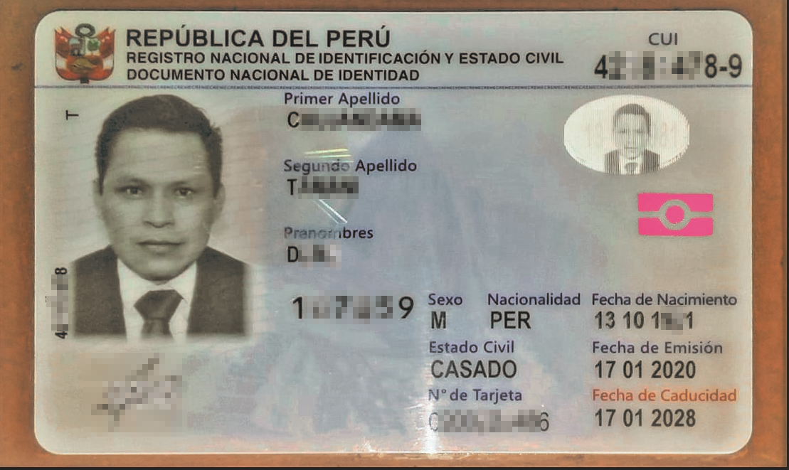 Documento nacional de identidad (Perú) - Wikipedia, la enciclopedia libre