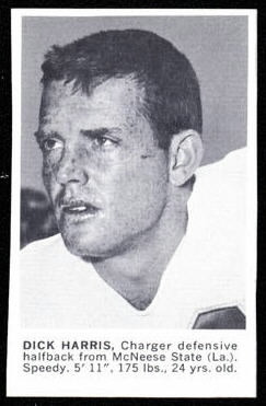 <span class="mw-page-title-main">Dick Harris (cornerback)</span> American football player (born 1937)