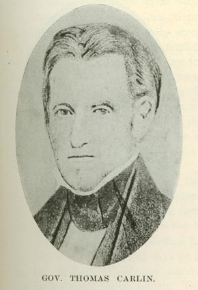 <span class="mw-page-title-main">Thomas Carlin</span> Governor of Illinois from 1838 to 1842