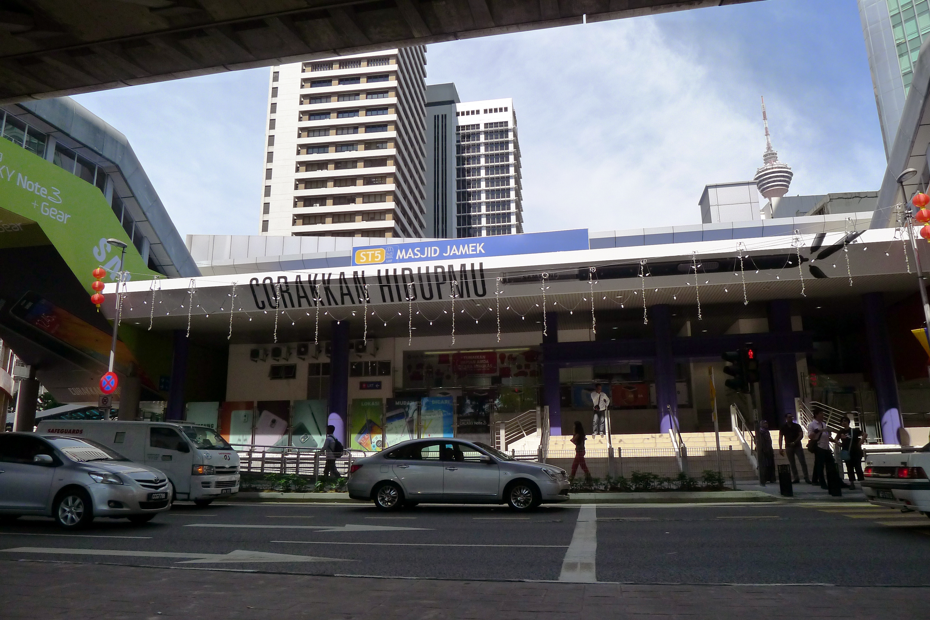 File:KL - Masjid Jamek LRT Station (Jalan Tun Perak ...