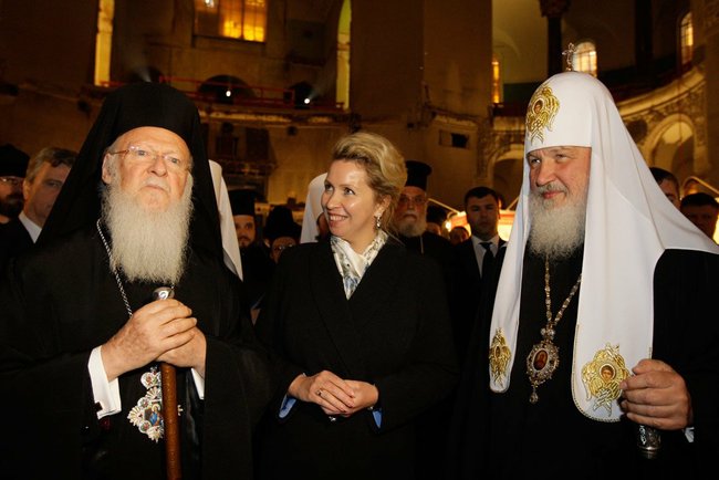 File:Patriarch kirill and patriarch bartholomew in kronstadt1.jpeg