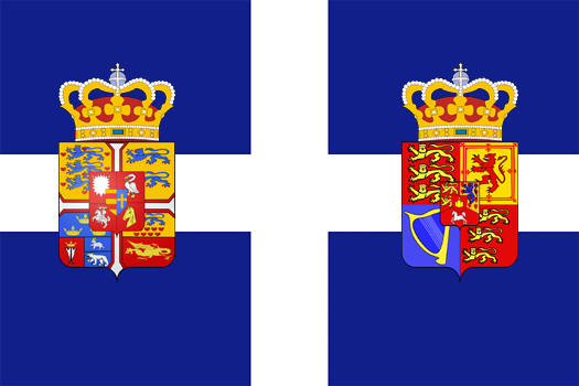 File:Personal flag of Queen Frederica of Greece.png
