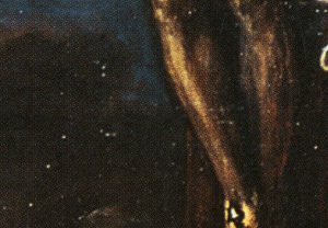 Detail, white flecks. Titian crucifixion coloured specks.png