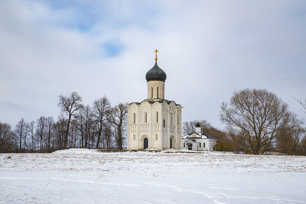 Храм Покрова на Нерли зимой