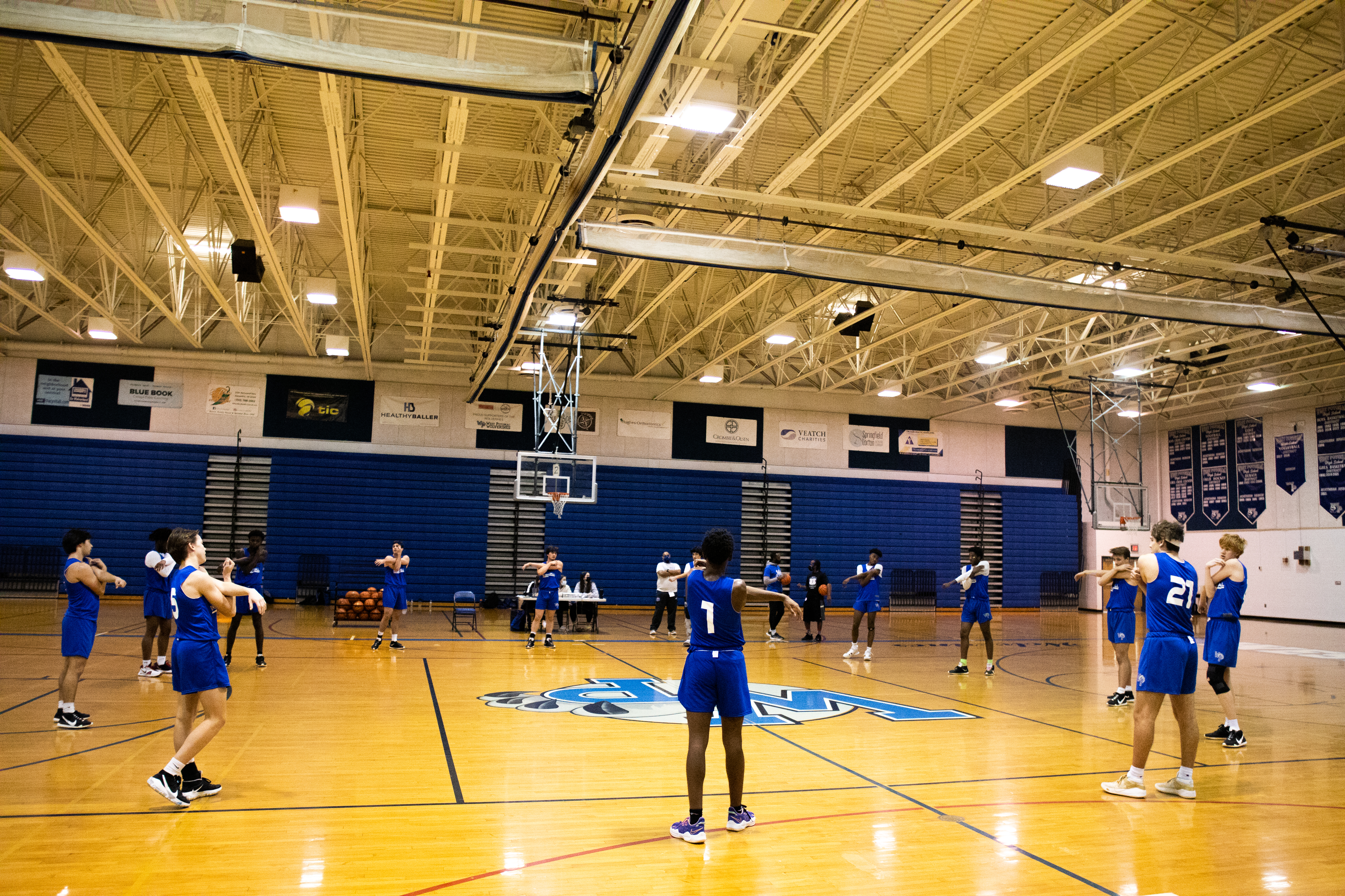 Basketball practice