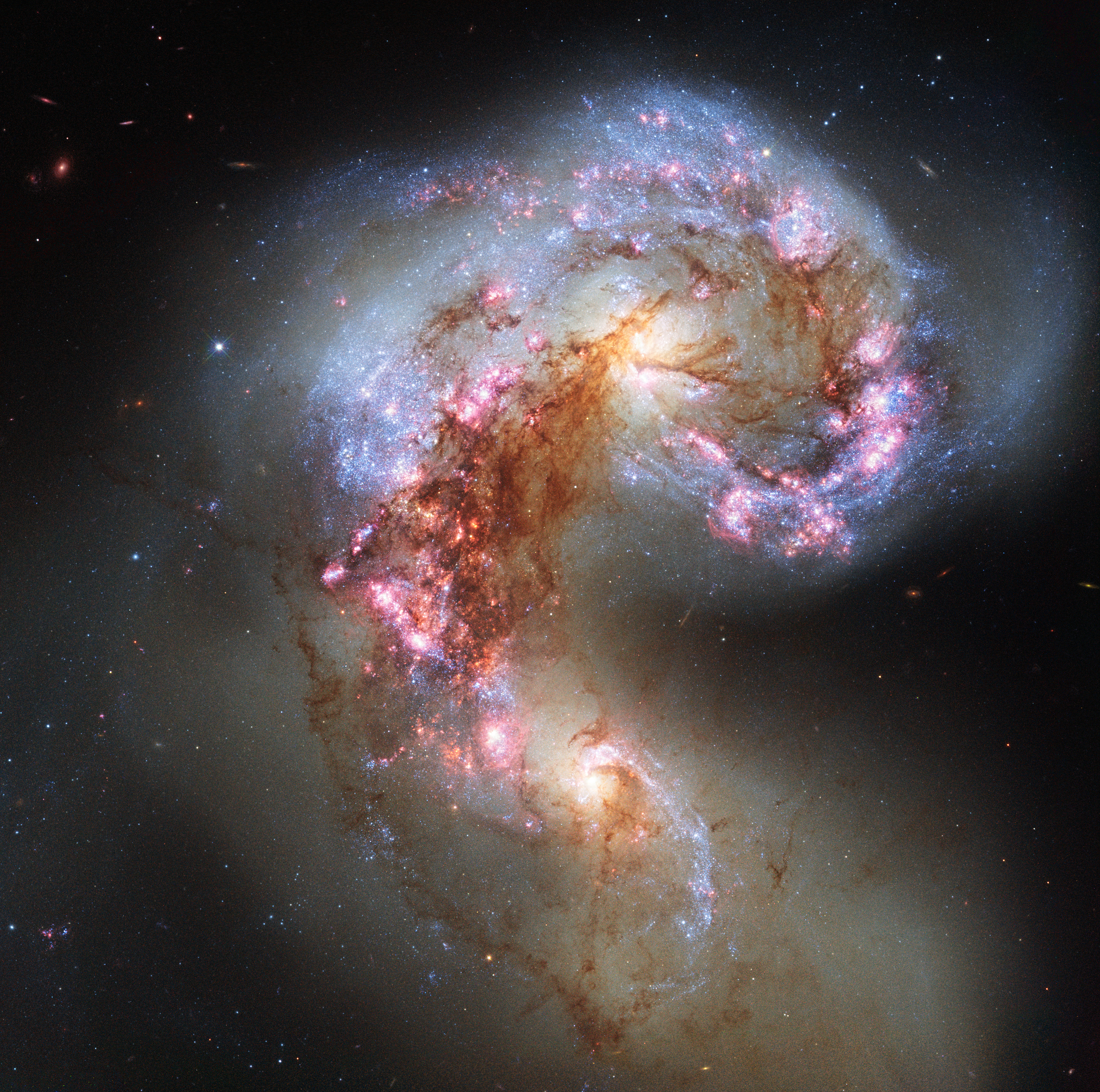 hubble galaxies pair