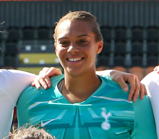 Spencer with Tottenham in 2019