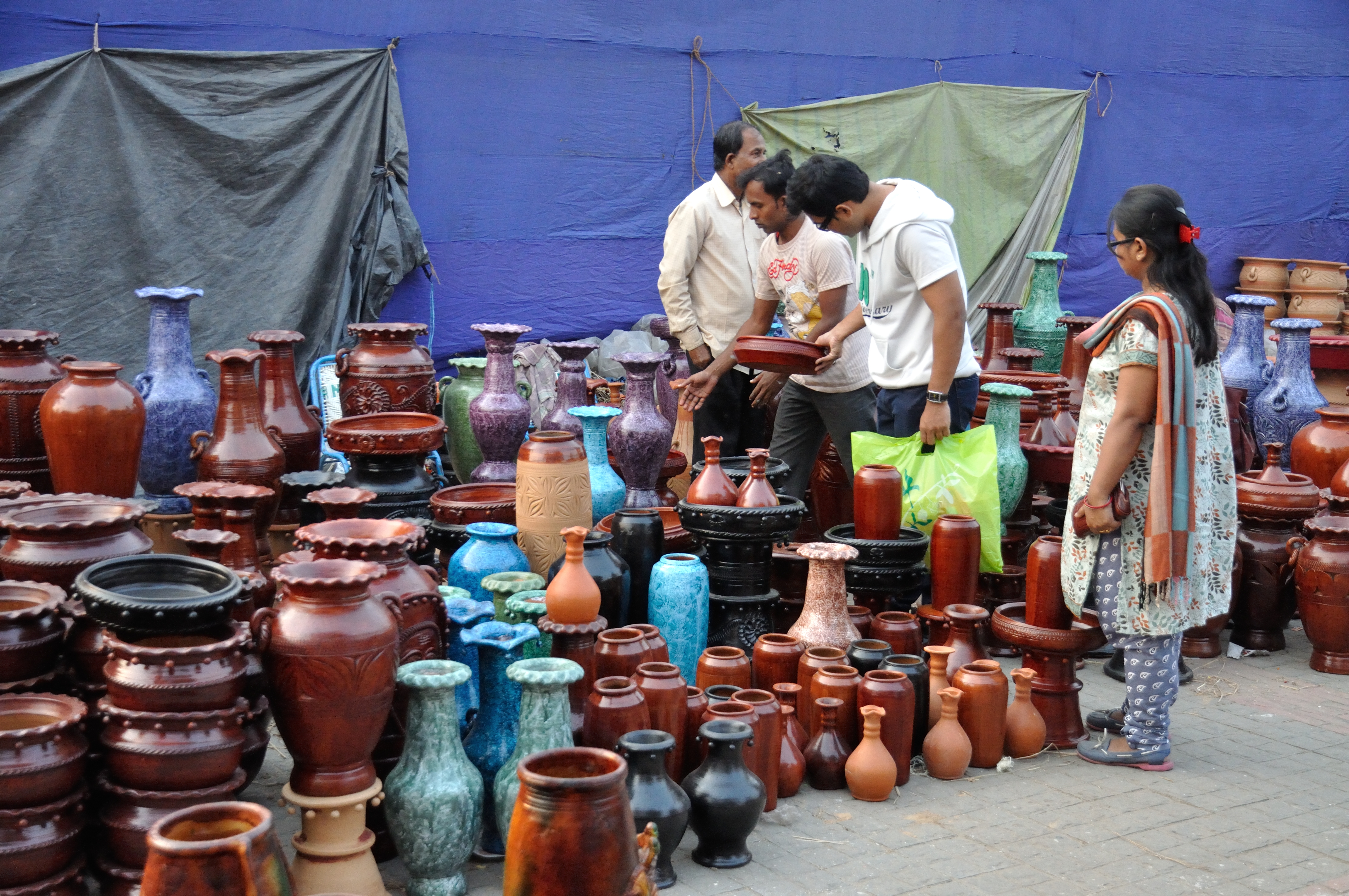 Handicrafts are among