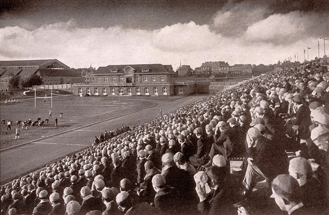 File:Cornell Beanies at Schoelkopf Field.jpg