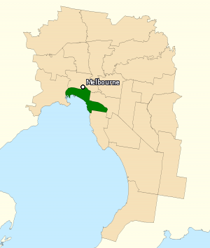 <span class="mw-page-title-main">Division of Melbourne Ports</span> Former Australian federal electoral division