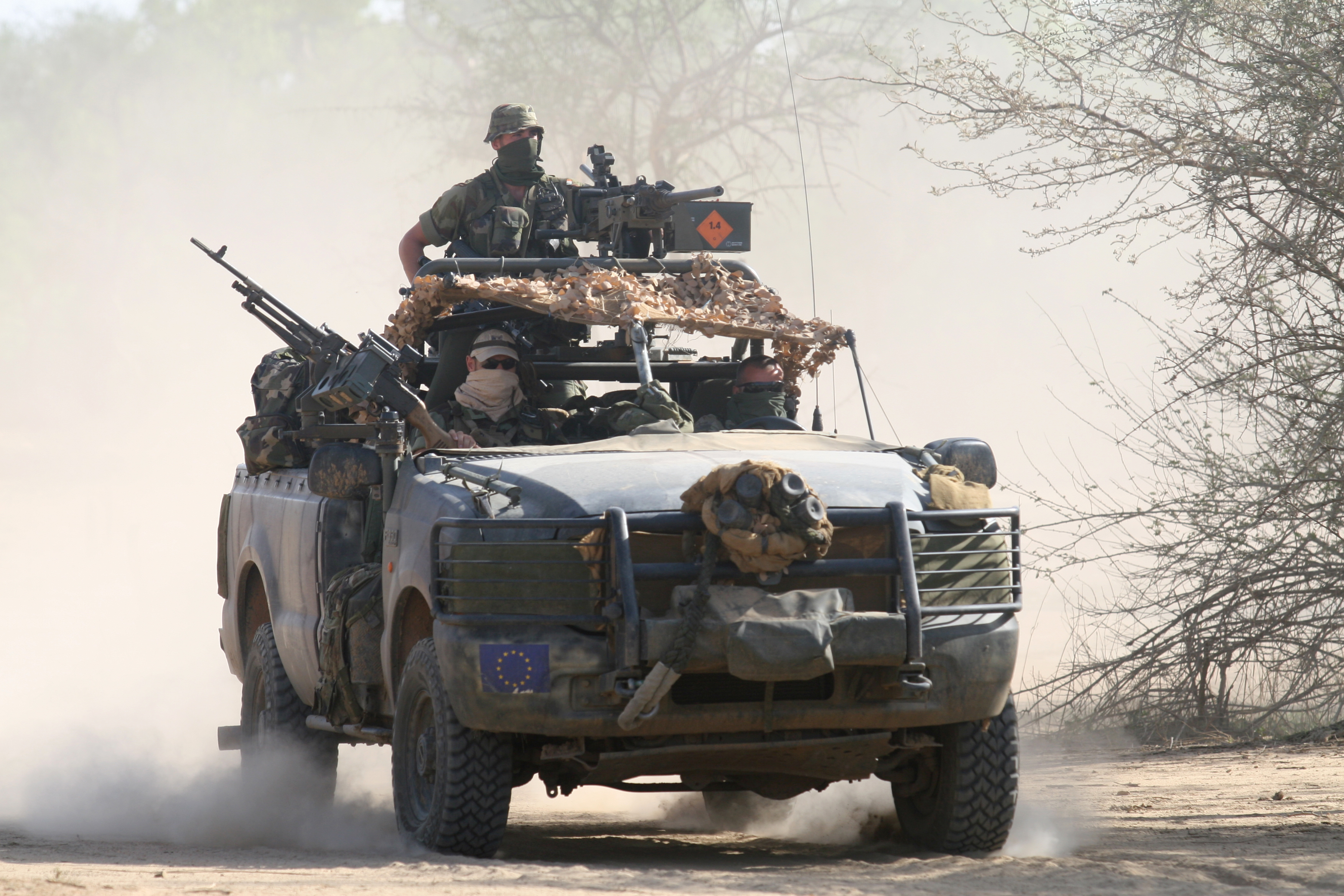 File Irish Army Ranger Wing Ford Special Recon Vehicle In Chad Jpg Wikimedia Commons