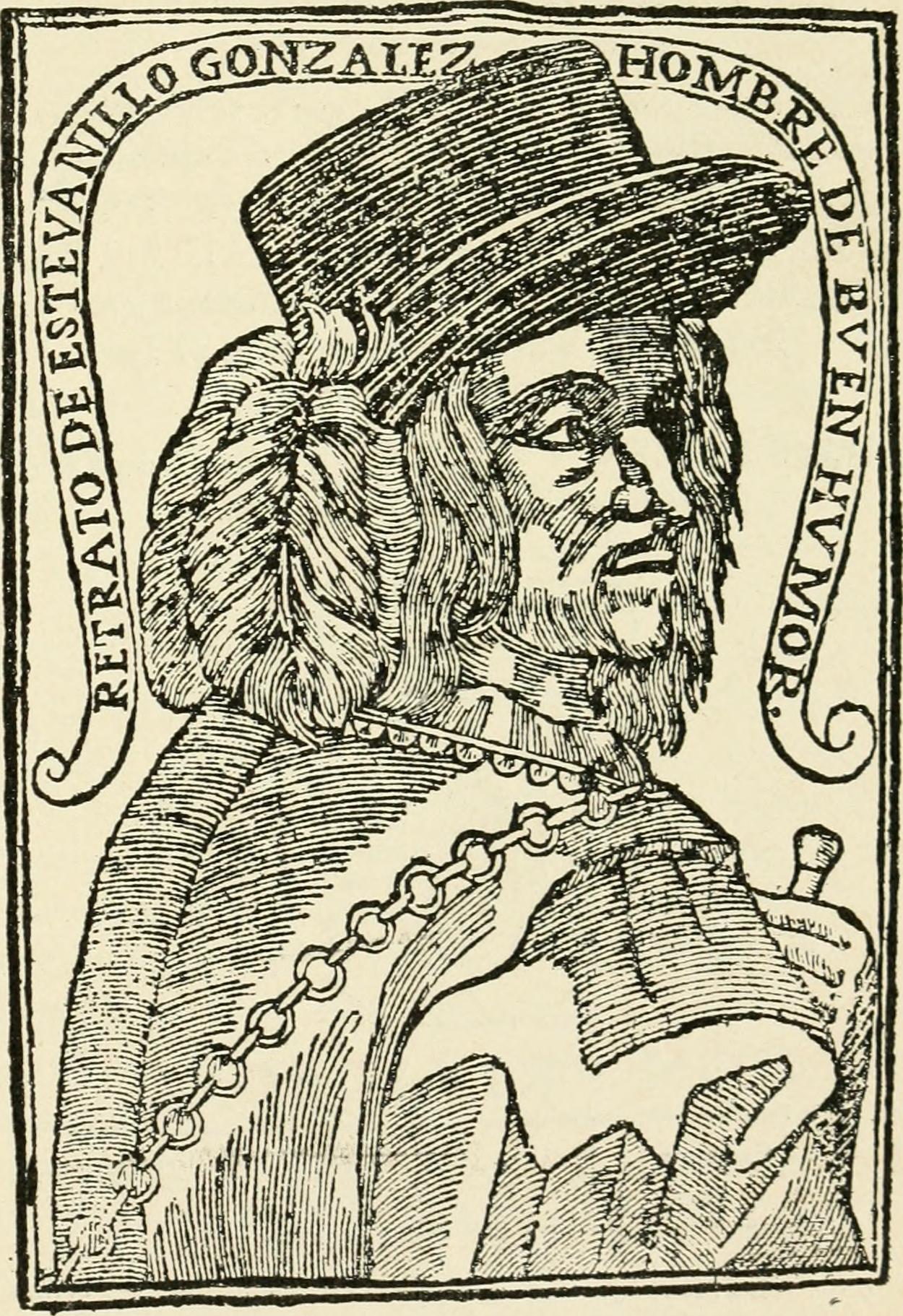 Engraving of Estebanillo González