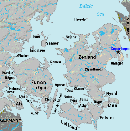 Interesse Smadre Opmærksom Danmarks største øer - Wikipedia, den frie encyklopædi