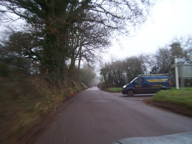 File:Mid Devon , Country Road Junction - geograph.org.uk - 1134855.jpg