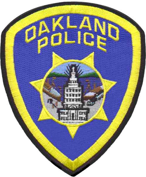 OAKLAND POLICE DEPARTMENT COLORIZED ART ROUND