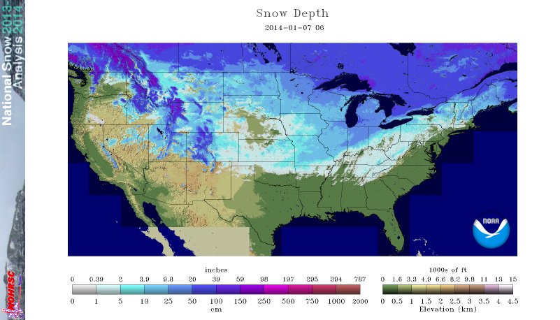 Snow Depth Chart