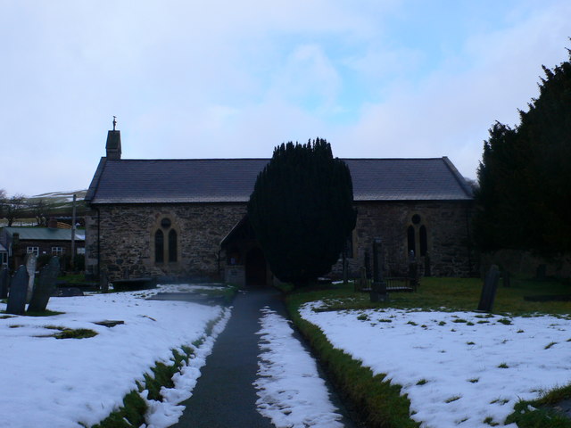 File:St Sannan Church, Llansannan - geograph.org.uk - 1158748.jpg