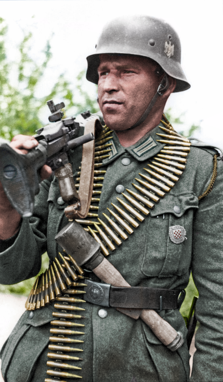 Самые великие немцы. Солдат вермахта с мг 34. Немецкий пулемётчик с MG-42. Хорватский Легион вермахта.