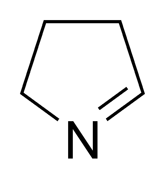 File:1-pyrroline chemical structure.png