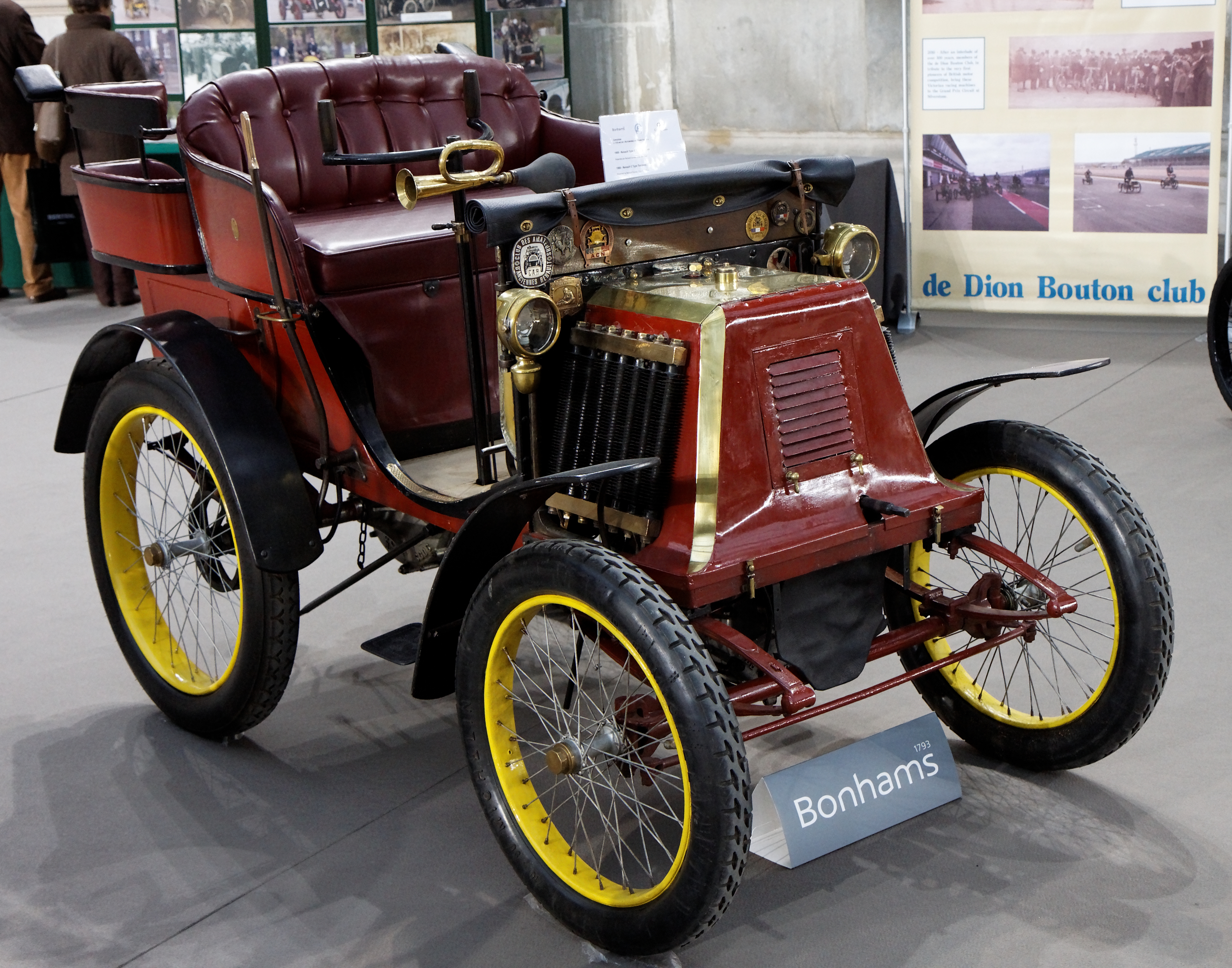 file 110 ans de l u0026 39 automobile au grand palais - renault type c tonneau 3 5 cv - 1900