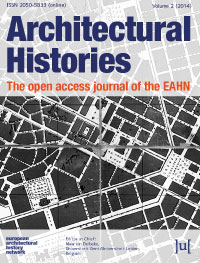 Architectural Histories journal cover image Volume 2 2014.jpg