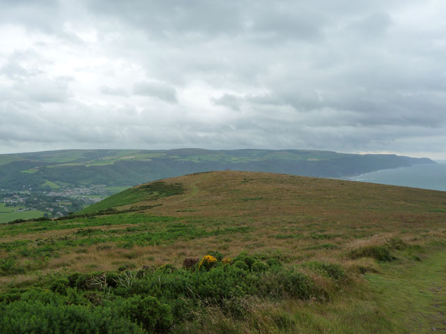 File:Bossington Hill from the coast path - geograph.org.uk - 1708993.jpg