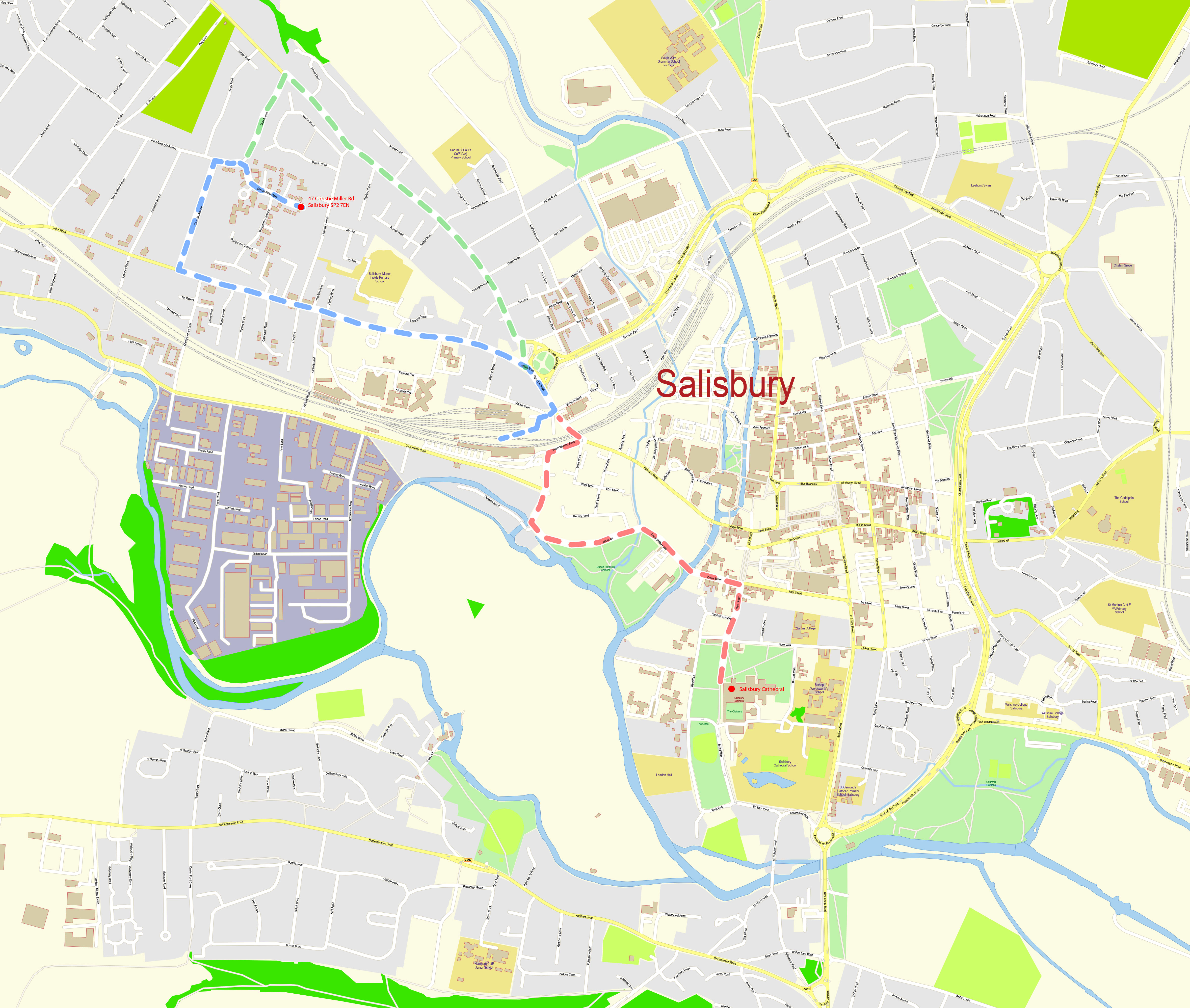 Salisbury Map Town Centre File:crime Salisbury City Street Map Pdf.jpg - Wikimedia Commons