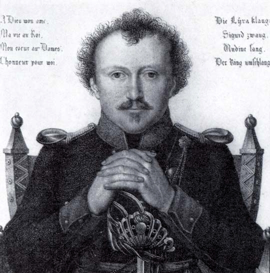 Friedrich de la Motte-Fouqué omstreeks 1820