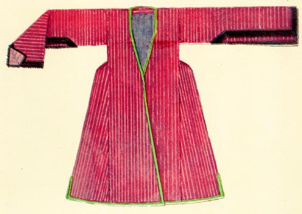 Georgian woman's garment; beginning of 19th cent., from Tiflis