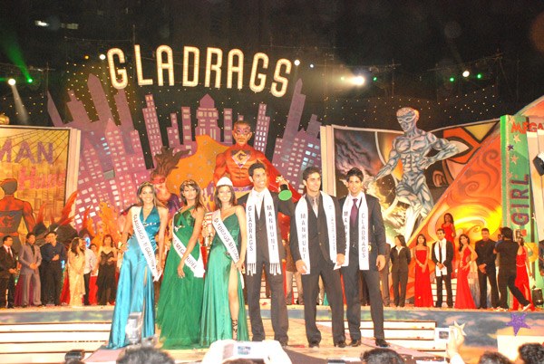 The winners of Gladrags Manhunt and MegaModel 2008