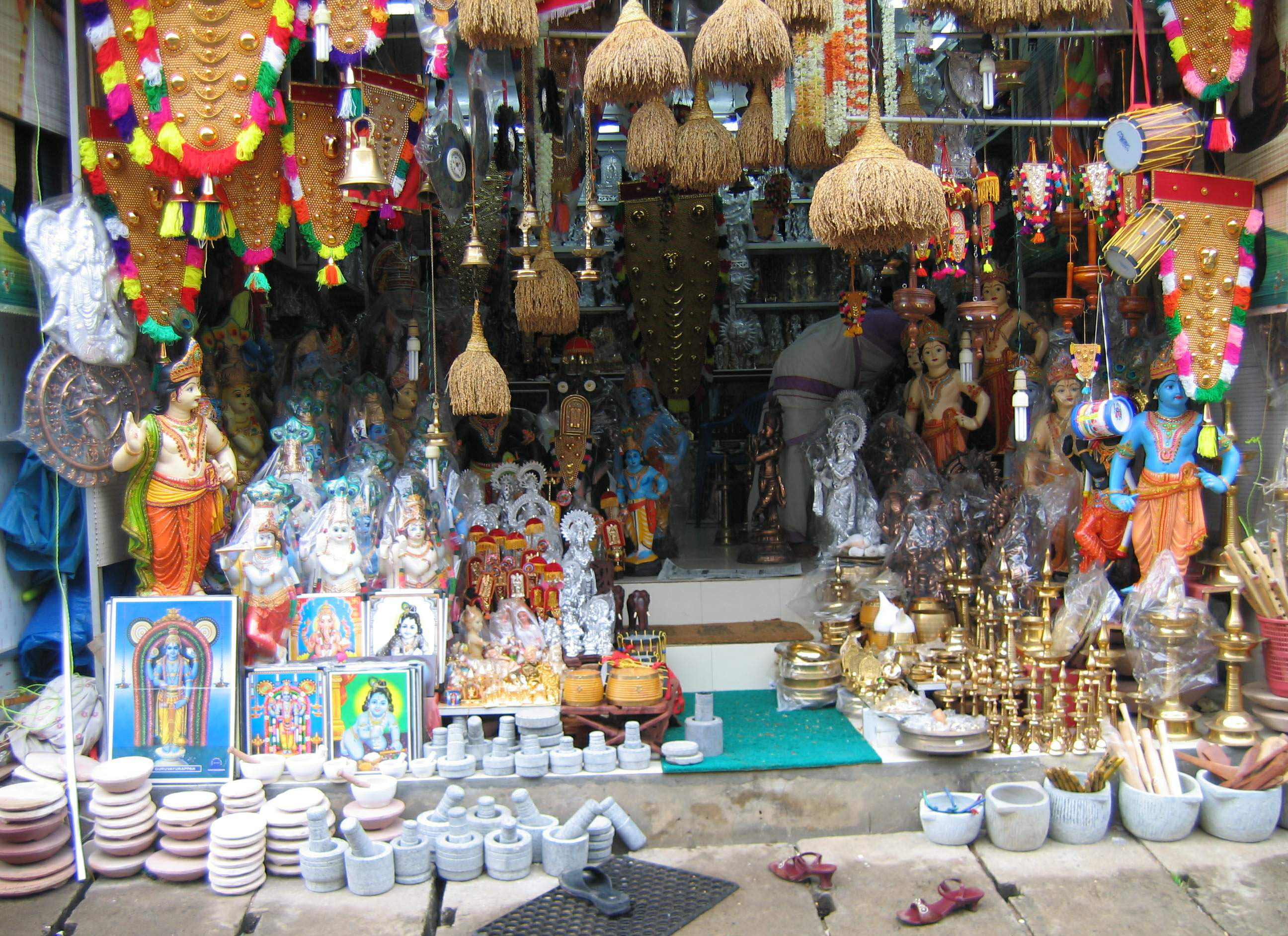 A click of a shop in Kovalam