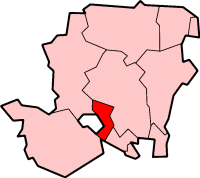 Shown within Hampshire