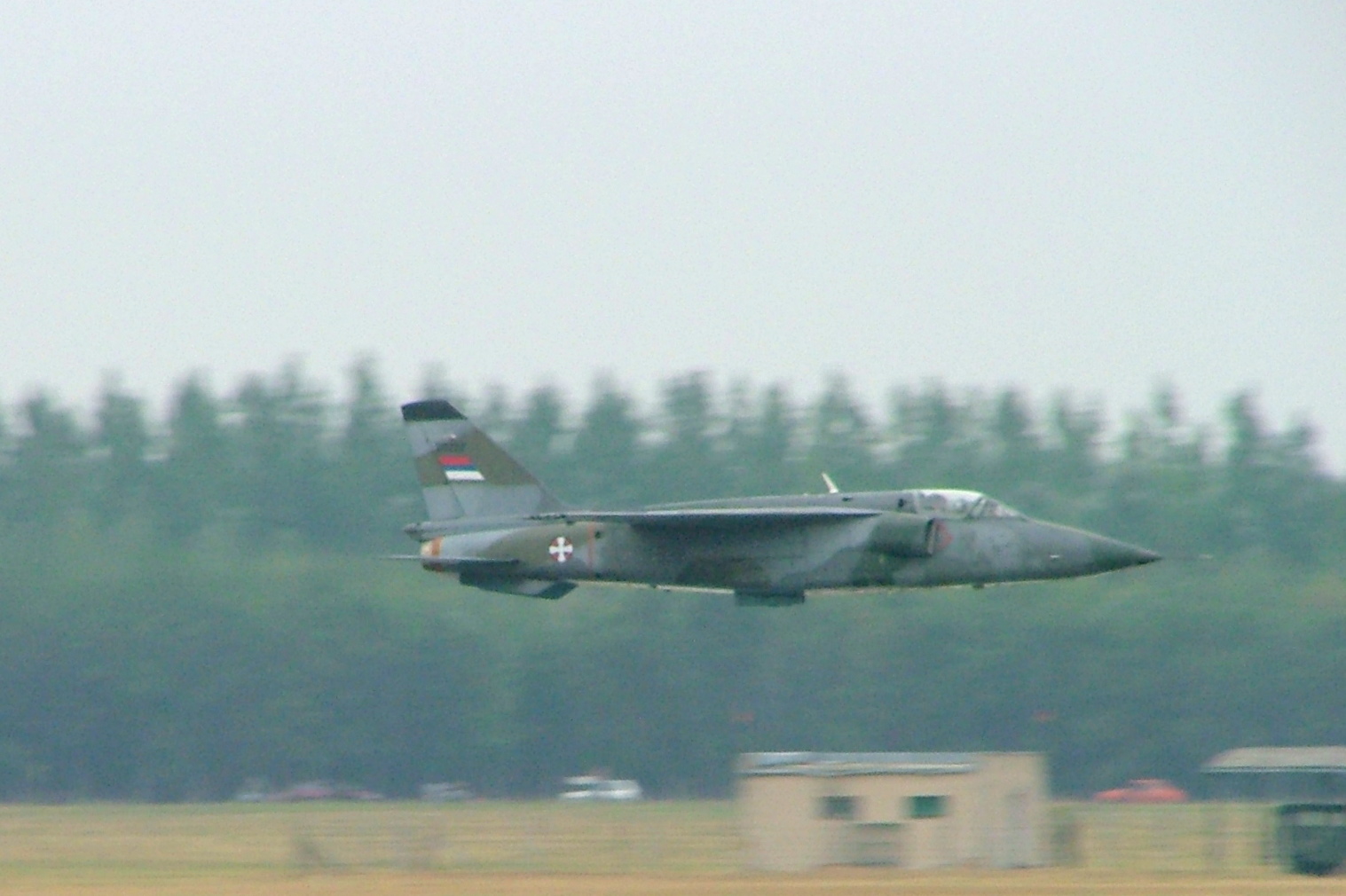 J-22 Orao in low level flight, Kecskemét, 2007