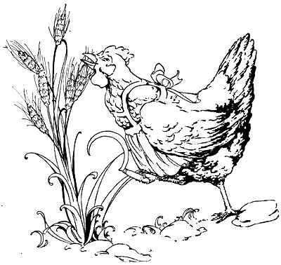 little red hen planting seeds coloring pages