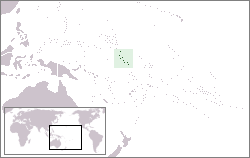 Расположение островов Гилберта.
