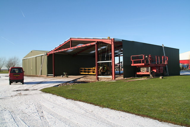 File:New hangar at Strubby, January 2010 - geograph.org.uk - 3160785.jpg