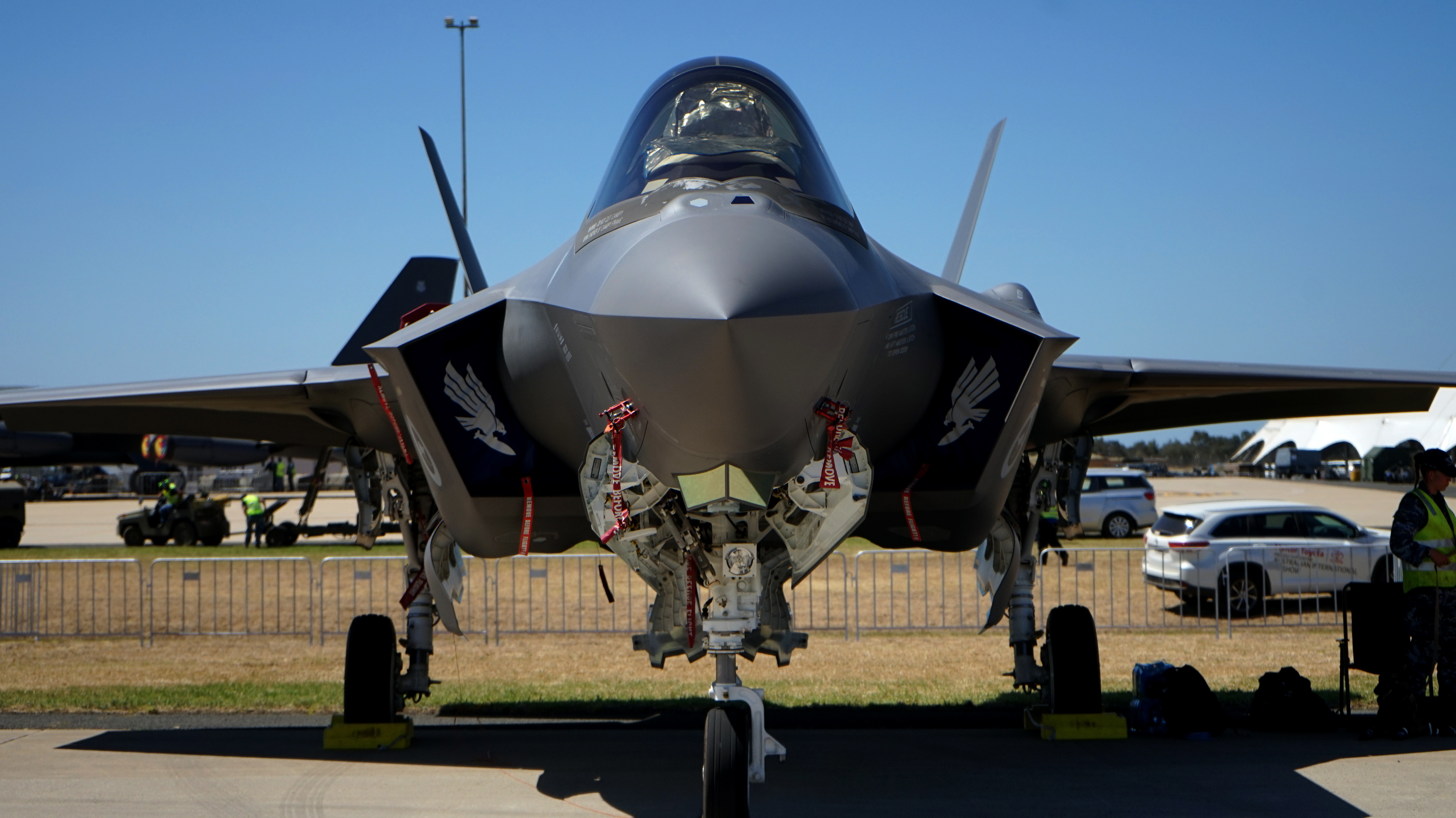 No 3 Squadron F-35A at the 2019 Avalon Airshow.jpg.