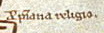 Peraldus Vices and Virtues (cropped) - Scribal abbreviation "xpiana religio" for "christiana religio".jpg