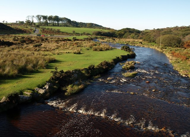 River Plym from Cadover Bridge - geograph.org.uk - 1529369