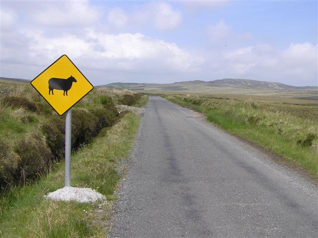 File:Road at Keeranbane - geograph.org.uk - 1341444.jpg