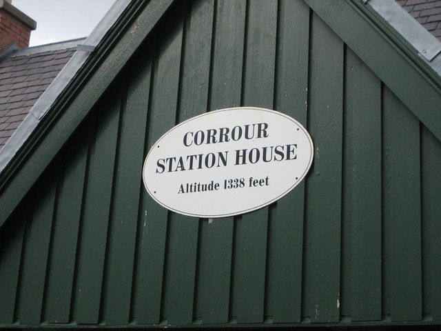 File:Sign detail at Corrour Station, Rannoch Moor. - geograph.org.uk - 1723843.jpg