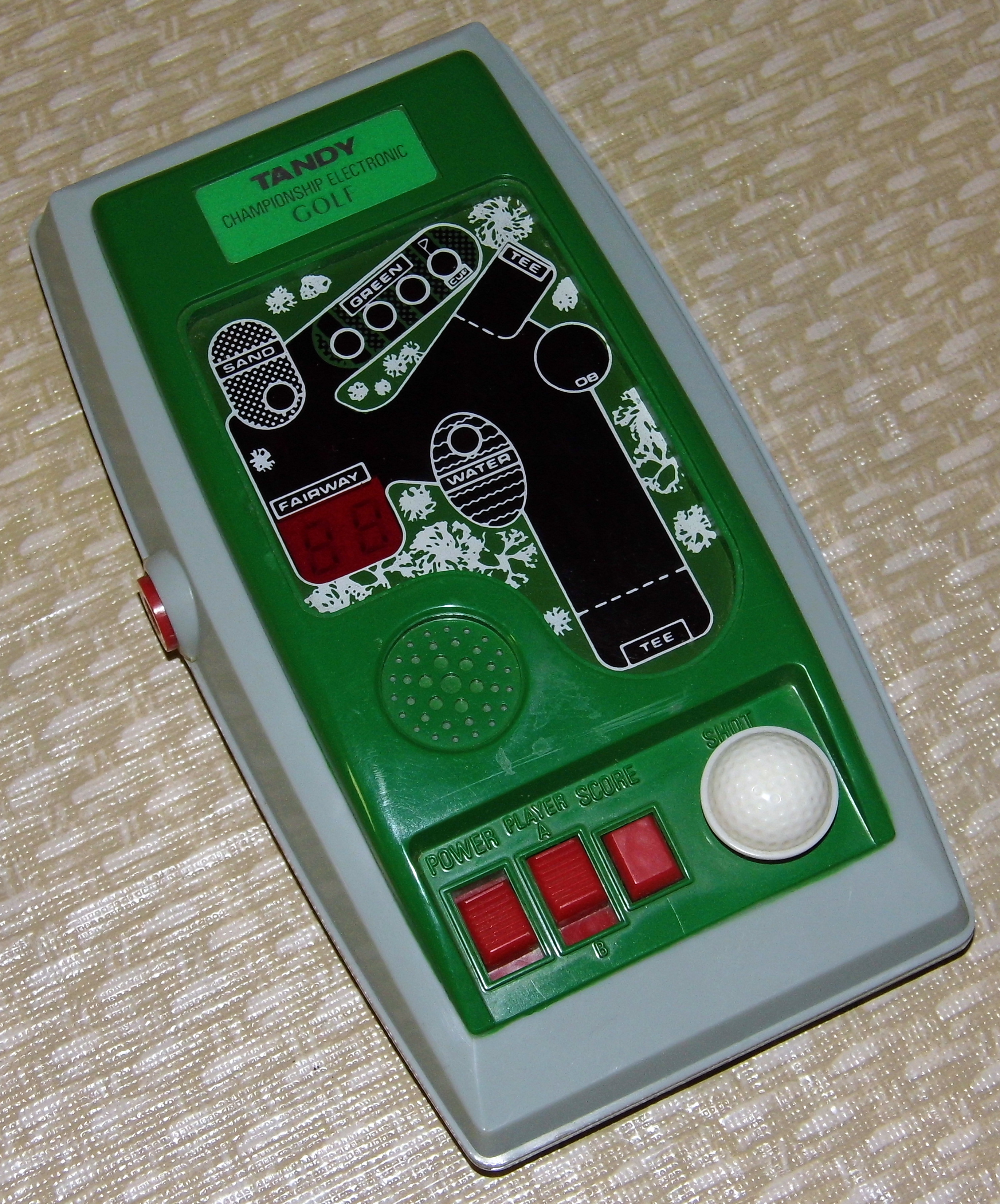 handheld electronic golf games