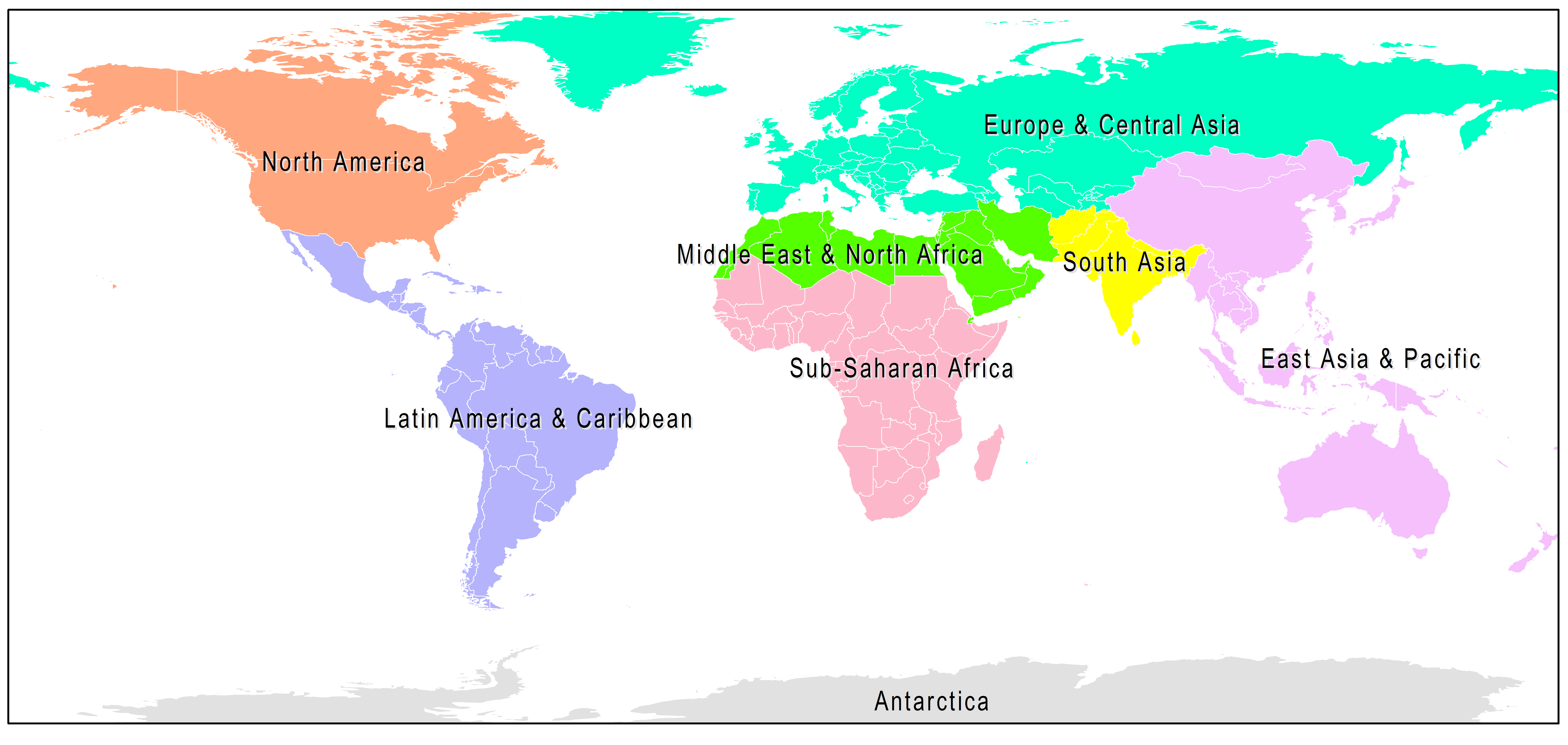 regions of the world
