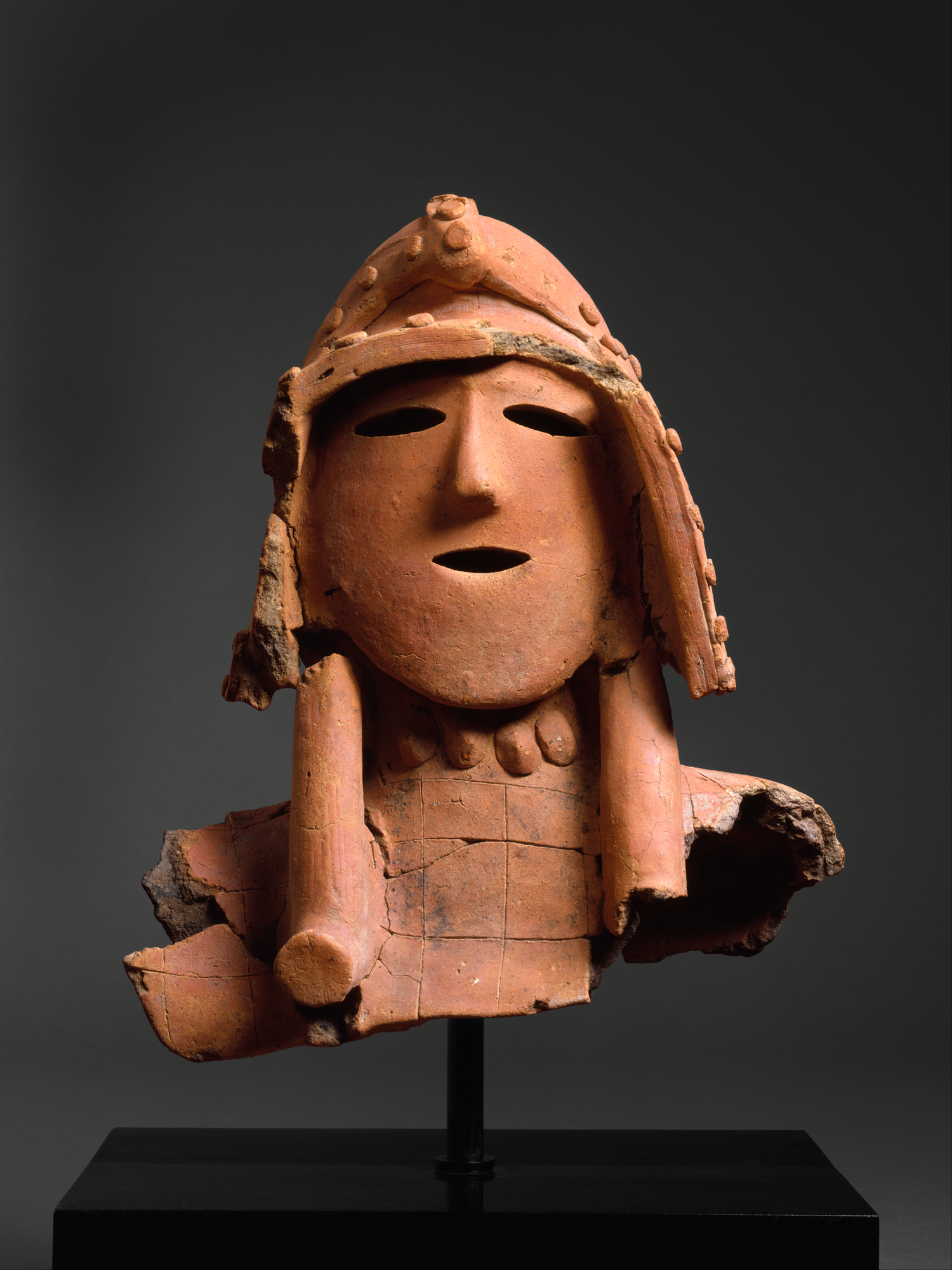 File 埴輪武装男子像 Haniwa Hollow Clay Sculpture Of A Warrior Met Dt222 Jpg Wikimedia Commons