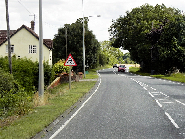 File:A17 near Mile House Farm, near to Heckington - geograph.org.uk - 4939272.jpg