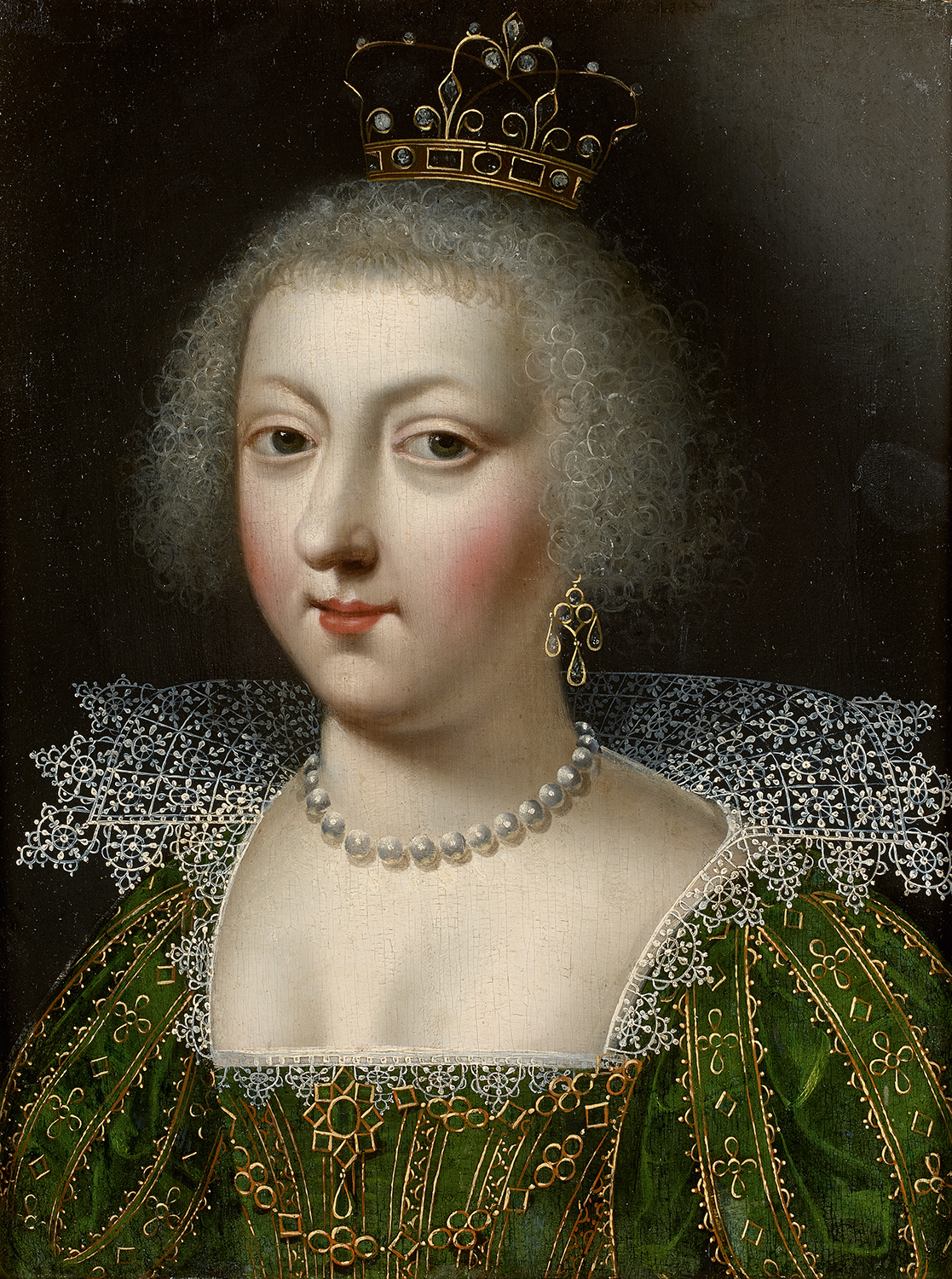 Portrait of Anne of Austria, Queen of France (1601-1666) Wife by